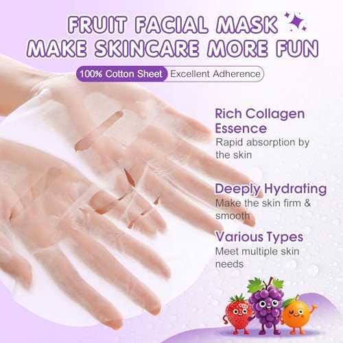 KONEUK 70 Pack Collagen Hydrating Face Masks Skincare for Women - Image 2