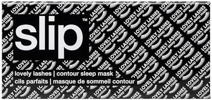 Slip Silk Contour Sleep Mask, Black - Lash-Friendly Design, Blocks Light - Image 4