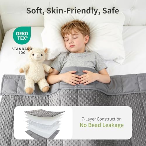 Uttermara Cooling Weighted Blanket for Sleeping 5lbs 36 x 48 Inches - Image 3