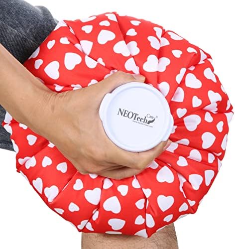 Neotech Care Ice Bag with Screw Top Lid (Hearts Design, 11 inch) by NEOtechCare