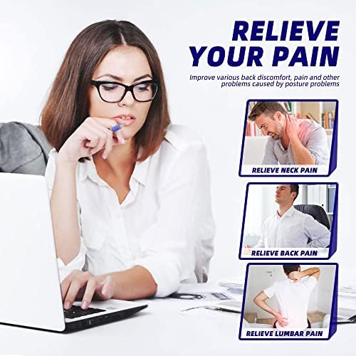 Upgraded Posture Corrector Back Brace for Men and Women, New Version Lumbar Support for Posture Improving and Pain Relief, Full Back Support for Neck, Shoulder, Waist Pain, S - Image 3
