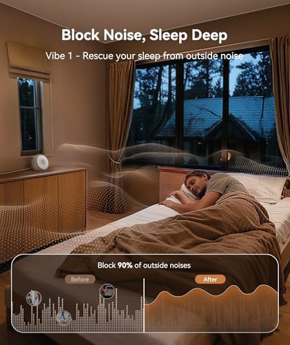 Dreamegg White Noise Machine for Adults - 10W Powerful Sound Machine with 29 Soothing Sounds, Noise Masking for Snoring, Traffic & Office Privacy, Ideal for Home, Travel & Deep Sleep - Image 2