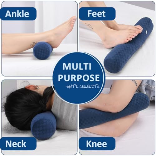 Neck Roll Pillow,Cervical Neck Pillow Bolster Pillow for Sleeping - Image 5