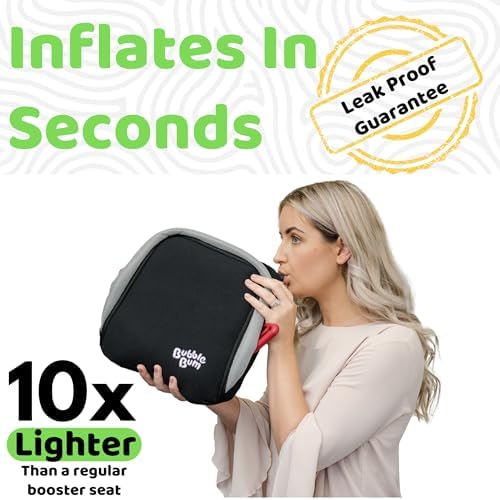 BubbleBum Twin-Pack, Backless Booster Car Seat – Inflatable,Travel Booster - Image 2