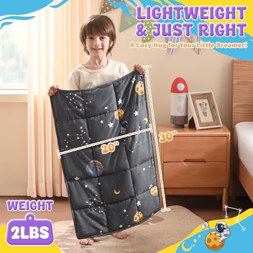 Weighted Lap Pad 2 Pounds, 20"*30", Cooling Weighted Blanket for Travel - Image 4