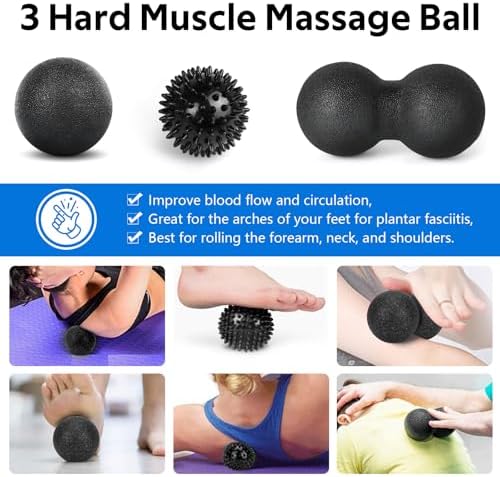 7 in1 Foam Roller Set for Deep Tissue Muscle Massager - Back Roller - Image 5