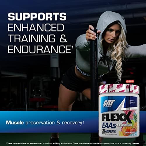 GAT SPORT FLEXX EAAs, Blue Razz, 12.5 oz (30 Servings) - Image 3
