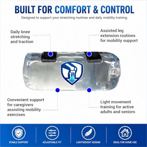 Inverta Knee Counterforce Knee Inversion Device for Leg Stretching & Joint Support, Adjustable Knee Extension Trainer for Mobility, Flexibility & Home Rehabilitation Exercise Equipment - Image 7