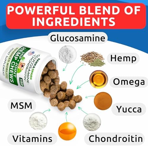 Advanced Joint Hemp Chews for Dogs Mobility - Hip&Joint Pain Relief Treats - Image 4