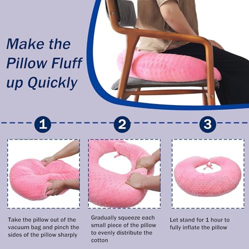 BBL Pillow After Surgery, Brazilian Butt Lift Foam Cushion for Sitting - Image 7