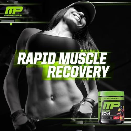 MusclePharm Essentials BCAA Powder, Pre & Post Workout Recovery Drink, Supports Muscle Recovery & Energy, Essential Amino Acids, 30 Serv, Fruit Punch - Image 6