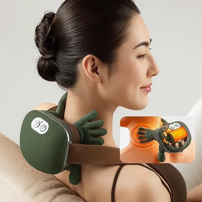 Neck Massager with Heat, Shiatsu Neck Shoulder Massager, Octopus Massager - Image 8