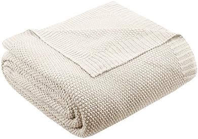 INK+IVY Bree Knit All Season Blanket Lightweight for Summer, King, Ivory by INKIVY