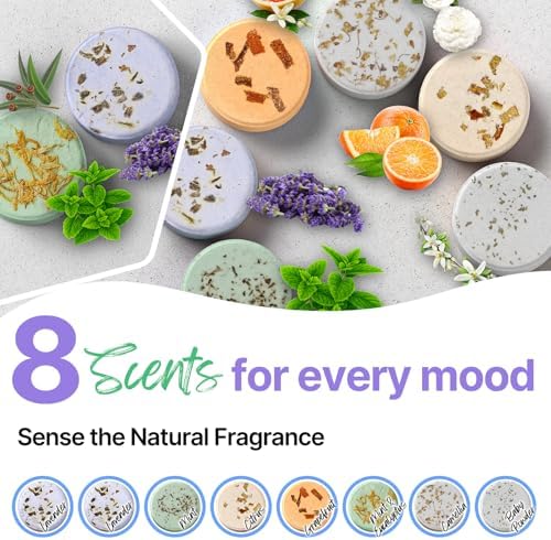 Shower Steamers Aromatherapy Blriet Gifts for Women, Teen Girls, Wife, Her, Mom, Father Days, Daughter, Grandma Basket Stuffers Birthday Gifts Decoration Travel Essentials Self Care Home Spa 8 Pack - Image 4