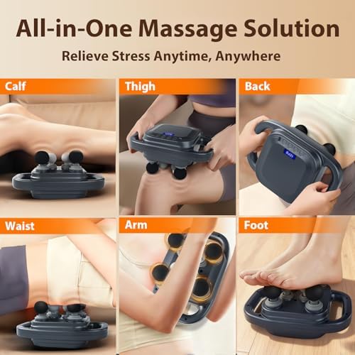 8 Head Massage Gun,Muscle Massager Deep Tissue, Back Massager - Image 6