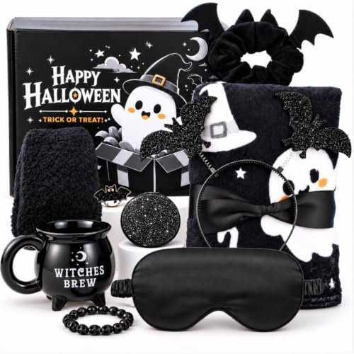 10 Pcs Halloween Boo Basket Stuffers for Women Girls Halloween Ghost Gifts by Lonfliness