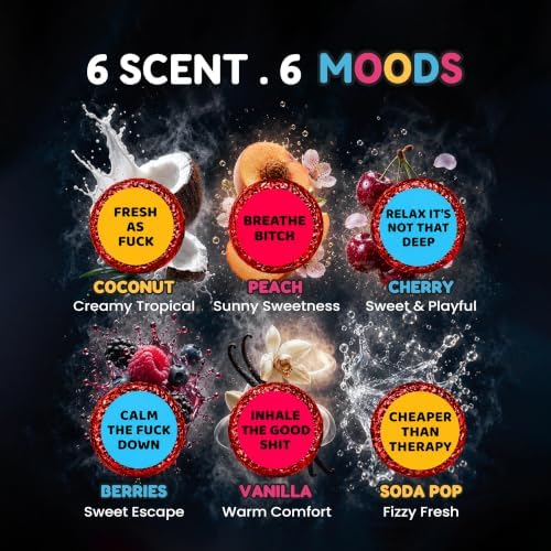 Steam the Fuck Out, Shower Steamers Aromatherapy 6 Pack, Funny Gag Gifts Men, Funny Adult Humor Present for Women, Self Care Gifts for Women, Zero Fucks Given - Image 2