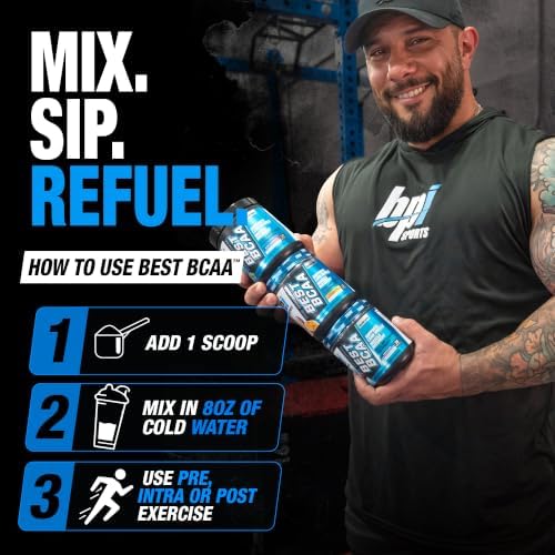 BPI Sports Best BCAA Powder Rainbow Ice (30 Servings) *Limited, 30 Servings - Image 4