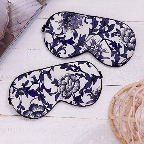 Maxfeel 100% Pure Silk Eye Mask - Sleep Eye Cover in Printed Colors (#5) - Image 3