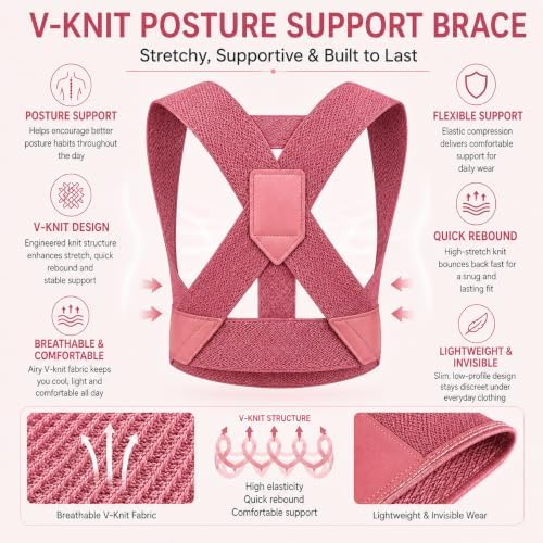 Back Brace for Women, Adjustable and breathable Posture Corrector - Image 4