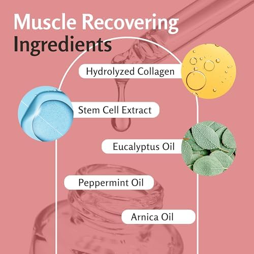 Arnica Massage Oil for Sore Muscles with Collagen, Stem Cells 8 fl oz by M3 - Image 7