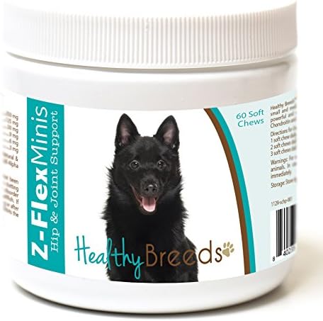 Healthy Breeds Schipperke Z-Flex Minis Hip and Joint Support Soft Chews 60 Count by HealthyBreeds