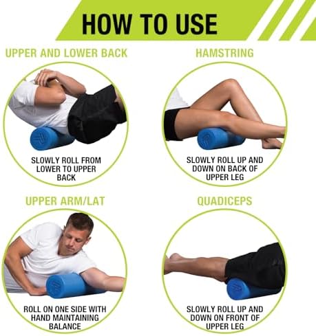 Pro-Tec Athletics Foam Roller, Deep Tissue Massage Roller for Recovery, Therapy, Flexibility, Circulation, and Muscle Release - Image 6