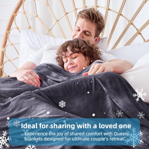 inhand Cooling Throw Blanket for Hot Sleepers (50"x60", Black) - Image 7
