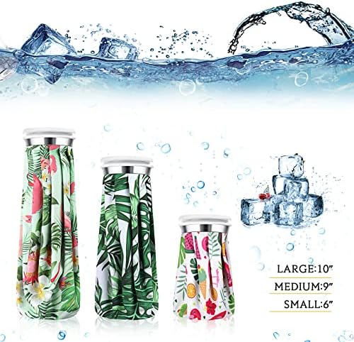 Shihanee 3 Pcs Ice Bags for Injuries Reuse, Green, Hawaii Style - Image 2