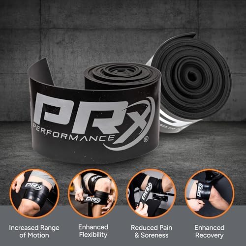 PRx Performance Muscle Compression Floss Band - Recovery & Mobility Enhancement, Gym Ready Compression Band, Improved Circulation, Reduced Soreness, Enhanced Stretching, Knee Tack & Floss Strap - 1mm - Image 6