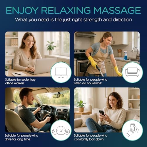 VOYOR-HEALTH Shiatsu Neck and Back Massager with Heat for Home, Car, Office - Image 3