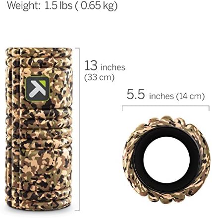 TRIGGERPOINT Performance Therapy Grid Foam Roller for Exercise, Deep Tissue Massage and Muscle Recovery, Original, Camo, 13 Inch (Pack of 6) - Image 3