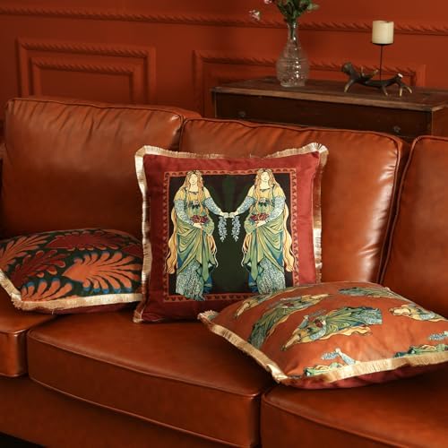patdrea Designer Velvet Throw Pillow Cover,Set of 2,18"x18"-OldlegendB - Image 4