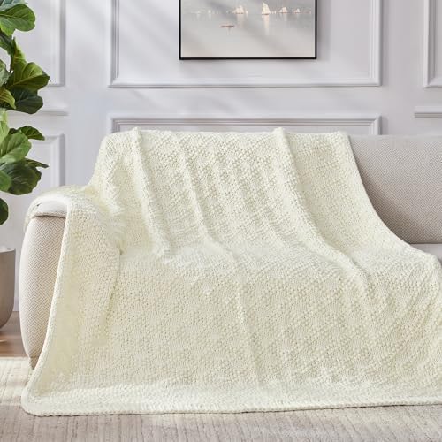 Anysay Knitted Weighted Blanket for Adult, Chunky Knit Throw 36''*48'' 3lbs - Image 5
