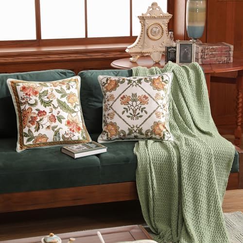 patdrea Designer Velvet Throw Pillow Cover,Set of 2,18"x18"-SantiagoC - Image 6