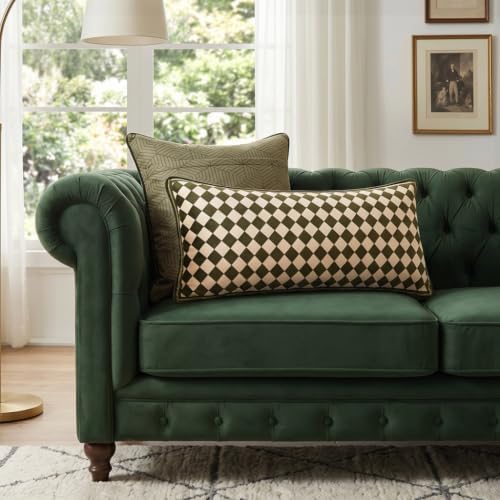 patdrea Designer Velvet Throw Pillow Cover,Set of 2,12"x28"-BrigittaC - Image 3