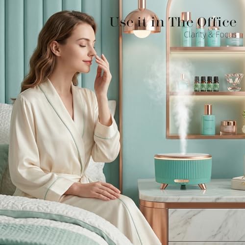 500ml Essential Oil Diffuser, Ultrasonic Aromatherapy Humidifier - Image 2