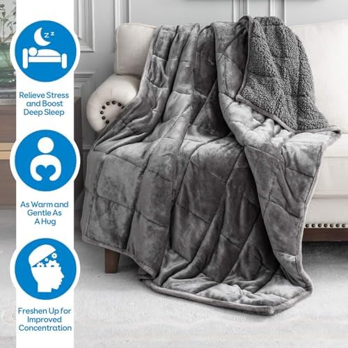 Cottonblue Weighted Blanket 15 lbs Queen Size for Adults 60x80 inches Soft - Image 2