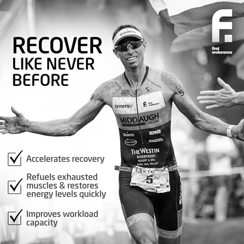 FIRST ENDURANCE Ultragen Workout Recovery Drink Powder, Protein Mix, Boosts Energy, Accelerates Recovery | Chocolate, 15 Servings - Image 5