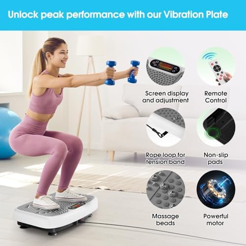 SoftGym Vibration Plate Exercise Machine for Lymphatic Drainage & Fitness - Image 3
