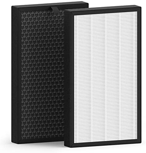 2 Pack KJ350G Replacement Filter Compatible with TOSOT Air Purifier, H13 True HEPA High-Efficiency Activated Carbon Filter, by FMDZFL