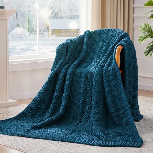 Anysay Knitted Weighted Blanket for Adult,Chunky Knit Throw 60''*80'' 10lbs - Image 6