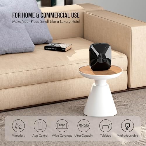 Airversa ANA Smart Waterless Diffuser Starter Kit for Room, Black - Image 2