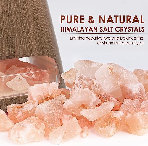 SALKING 2-in-1 Himalayan Salt Lamp Diffuser for Home, Aromatherapy Diffuser - Image 2