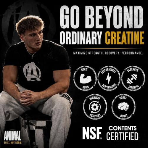 Animal Creatine Monoydrate Powder for Men & Women | Unflavored 500g - Image 3