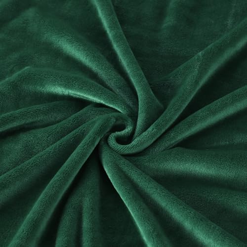 TASTHROW DarkGreen Throw Blanket 60x80 Inches - Image 5