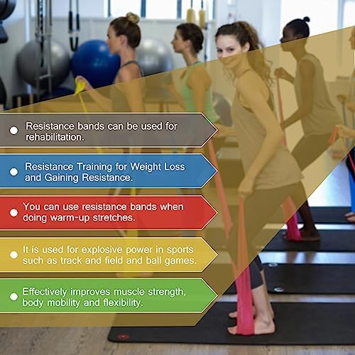 Resistance Bands for Working Out, Physical Therapy, Exercise, Pilates, Yoga - Image 7