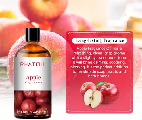 PHATOIL Apple Fragrance Oil for Diffuser Aromatherapy 3.38FL.OZ - Image 5