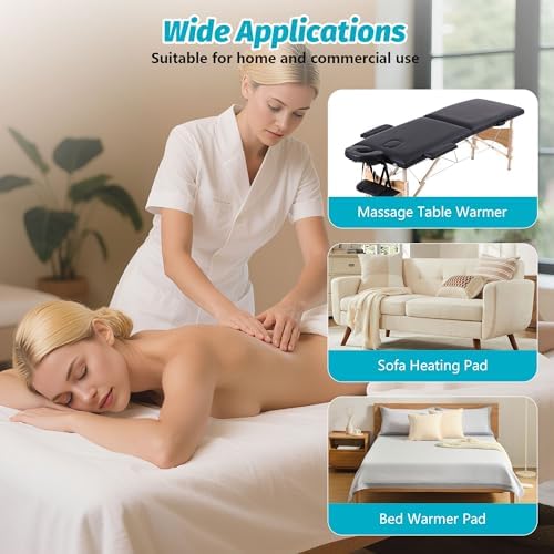 Massage Table Warmer Heating Pad Professional SPA Massage Bed Warmer Pads - Image 4