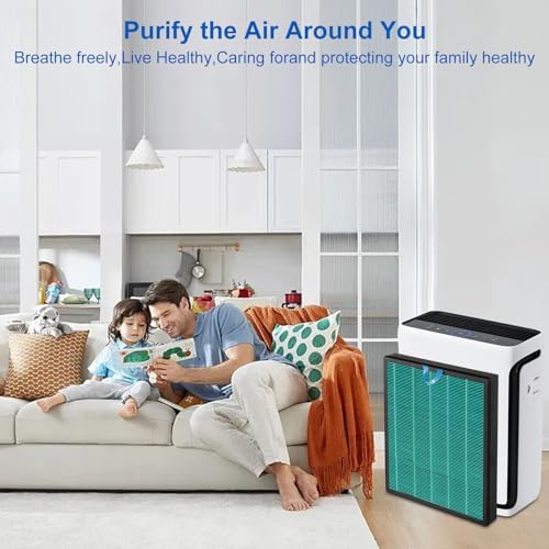 Vital 100S Toxin Absorber Replacement Filter Compatible with Levoit Smart WiFi Vital 100S Air Puri-fier, 3-in-1 Filter and High-Efficiency Activated Carbon Filter, Vital 100S-RF, 2 Pack. - Image 6